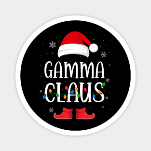 Gamma Santa Claus Hat With Xmas Light Christmas Holiday Magnet